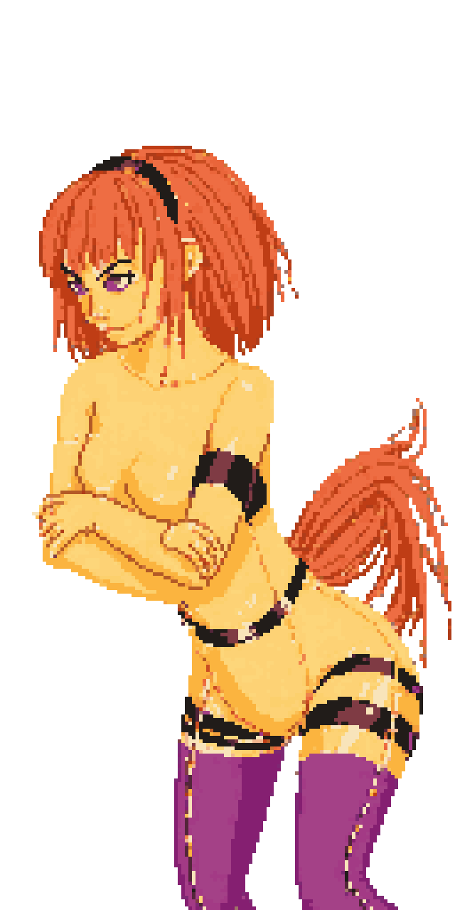 Bee Prince Battling in Simple Style pixel art