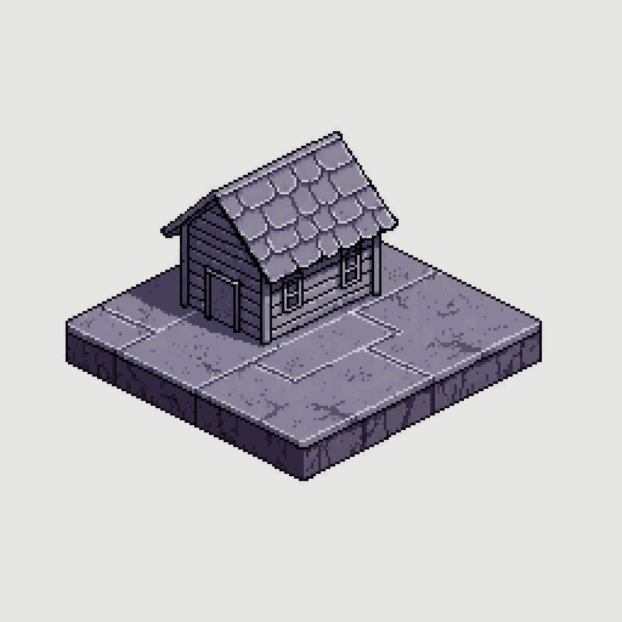 Idle Character Pose pixel art