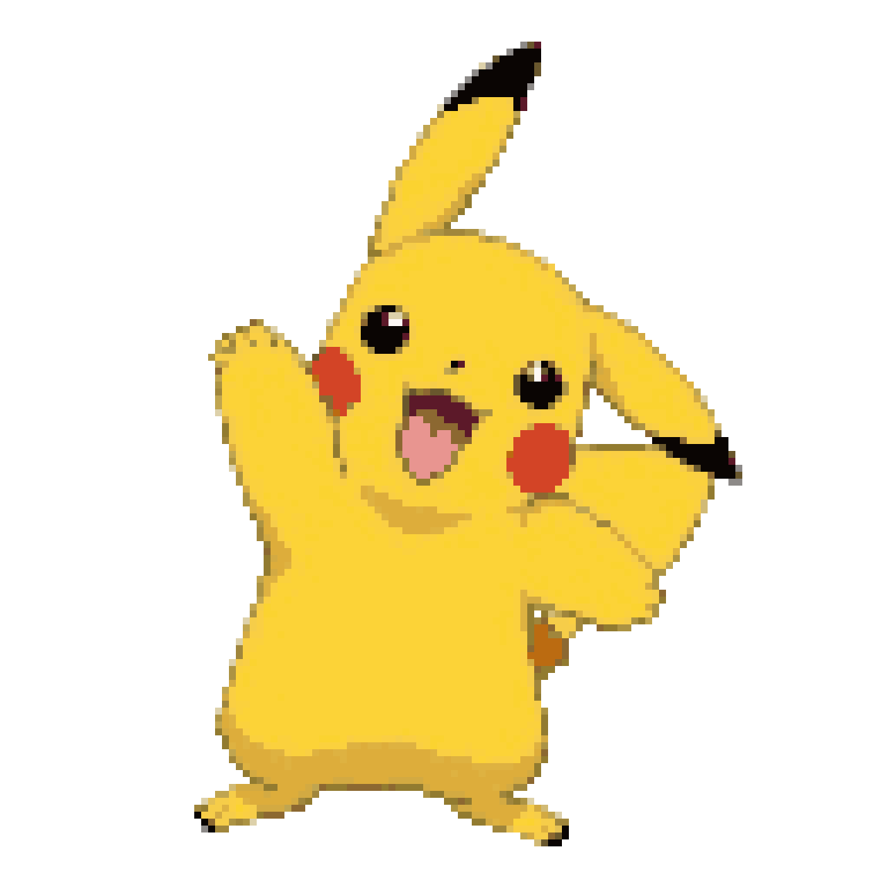 pikachu pixel art