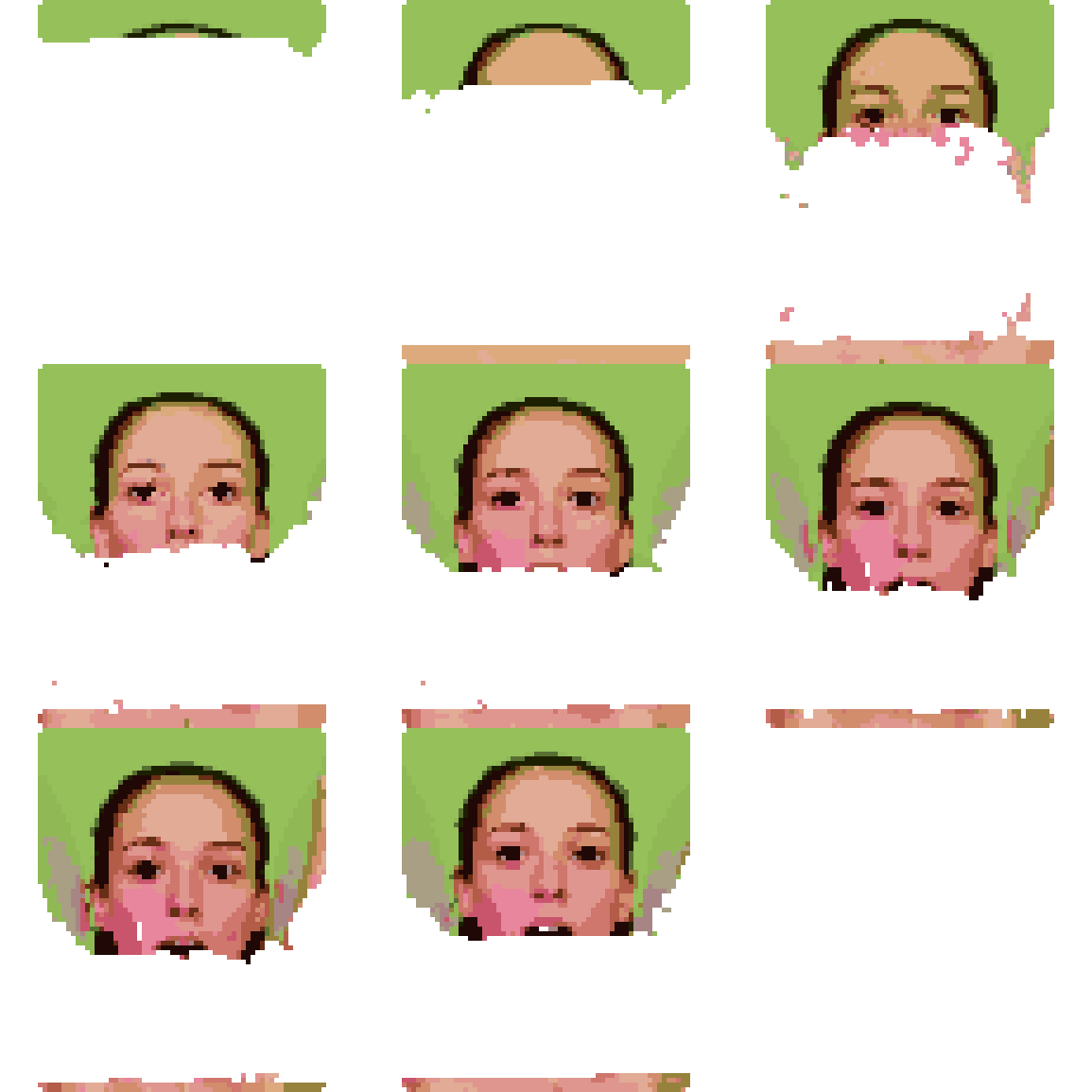 idle pose, slight breathing motion, pixel art