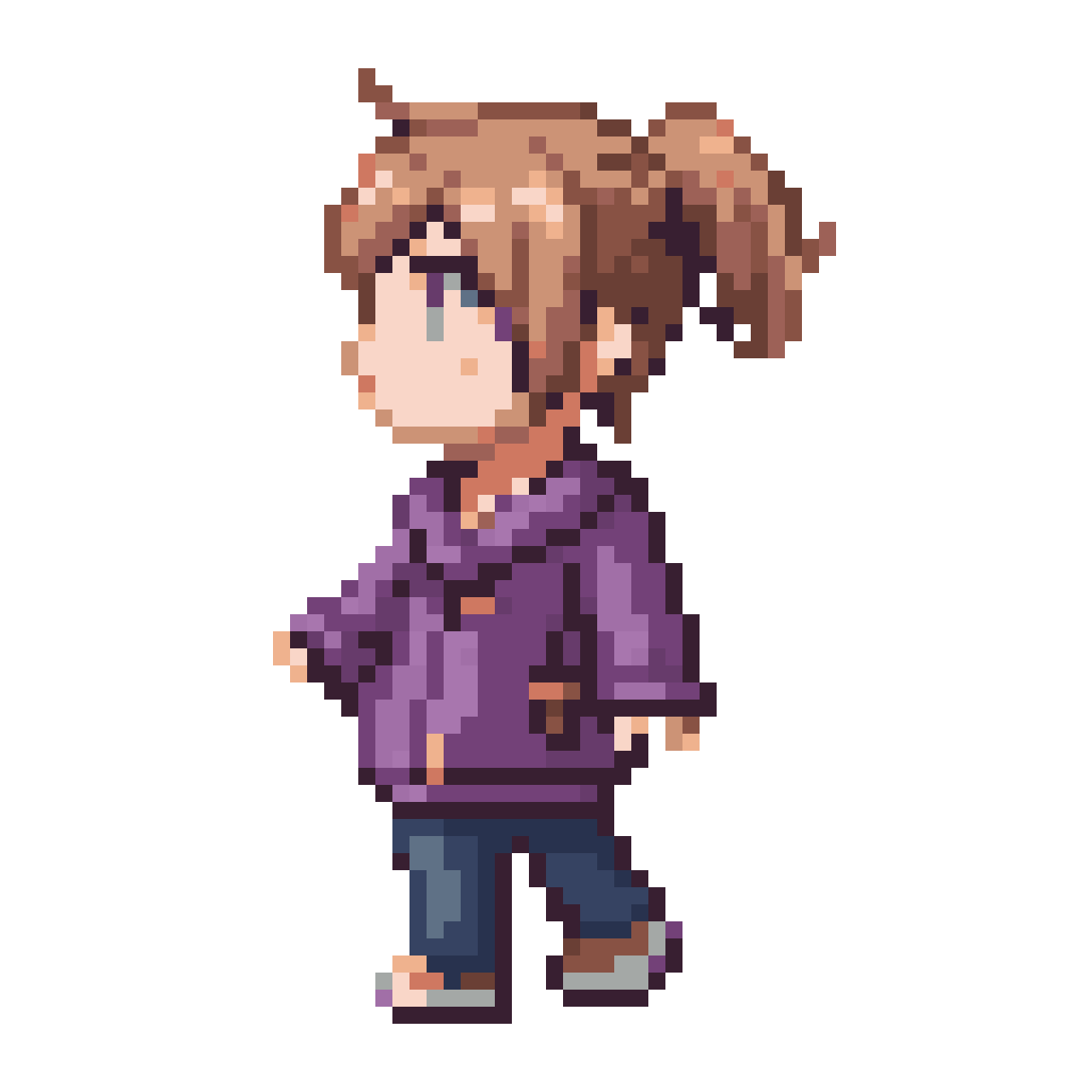 Walking Pose pixel art