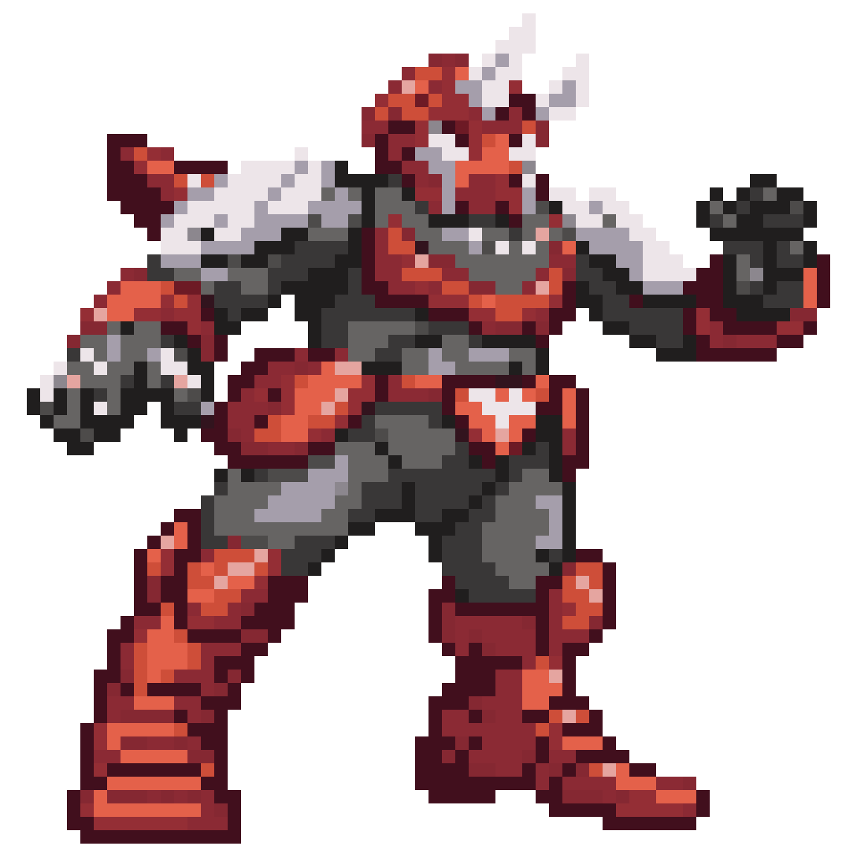 make him walking pixel art