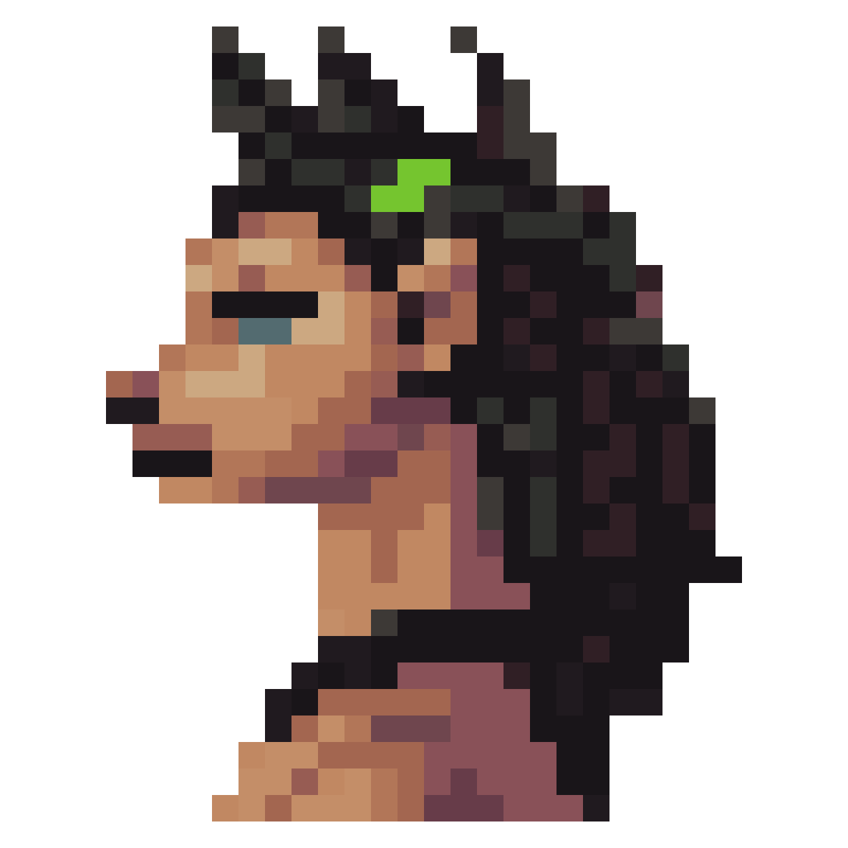 shoulder gun for future character pixel art