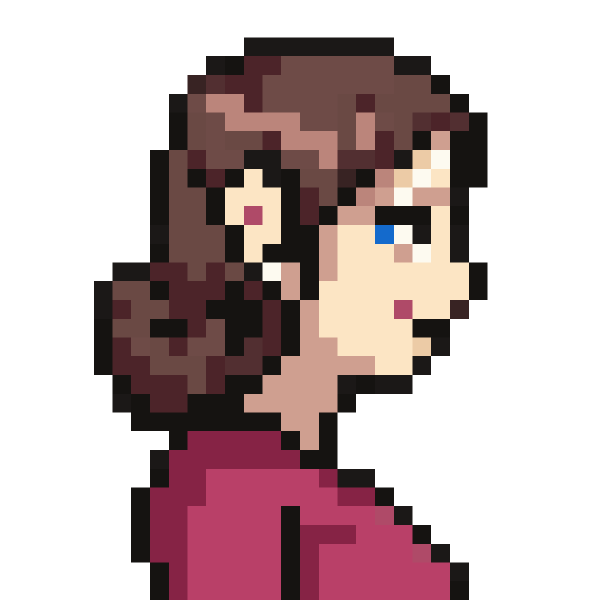 shoulder gun for future character pixel art