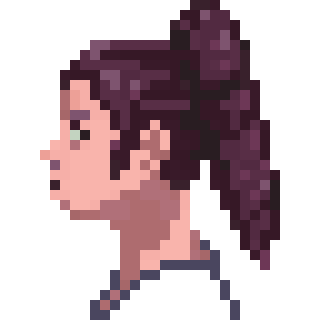 shoulder gun for future character pixel art