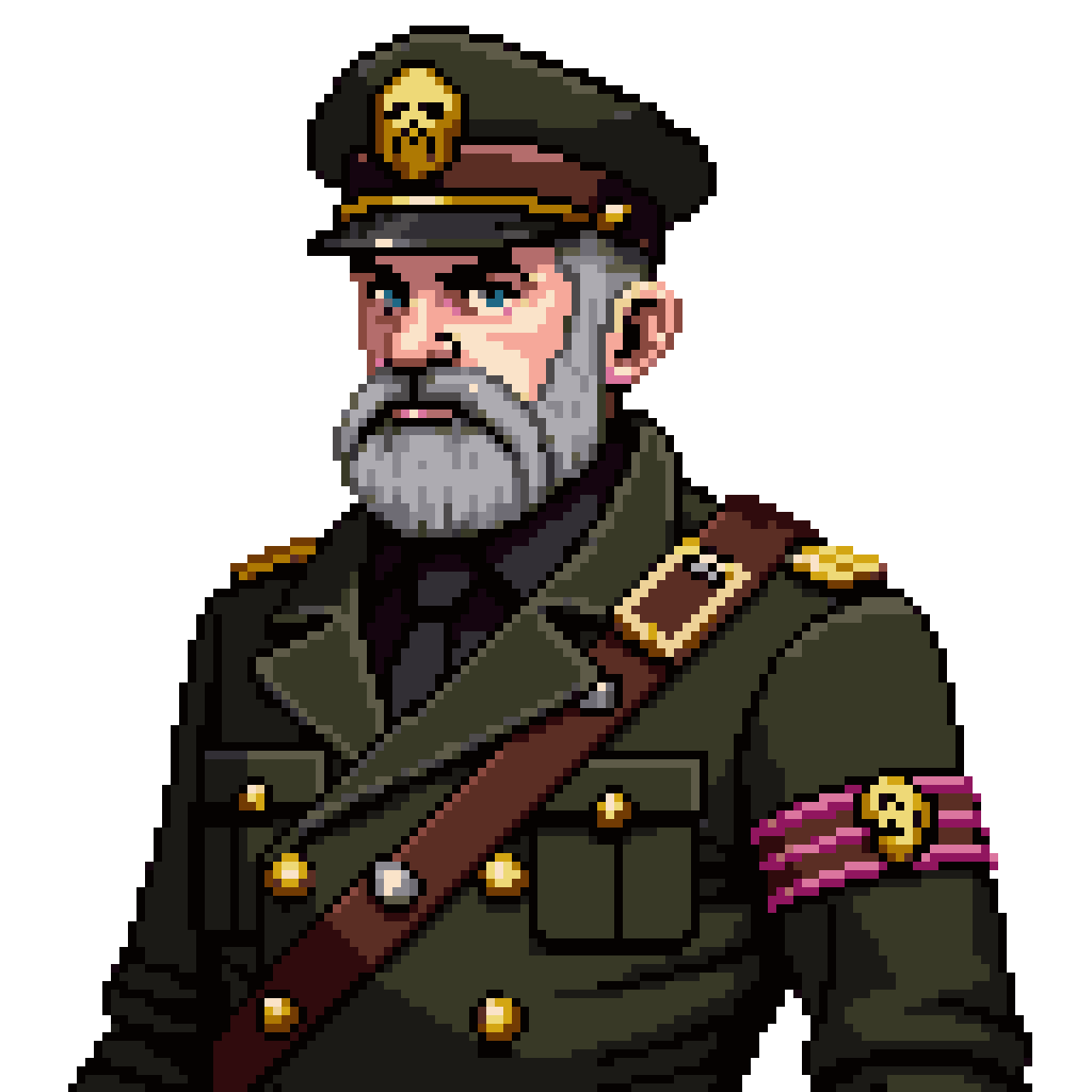 Drecht, Senior Military Inspector pixel art