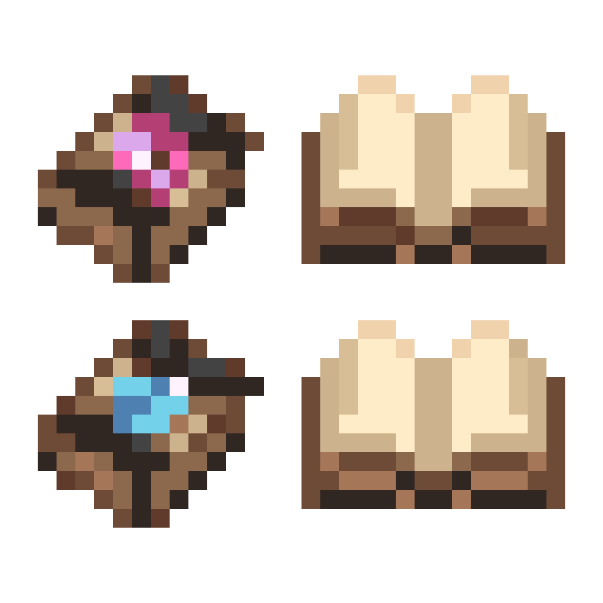RPG Magic Book Items pixel art