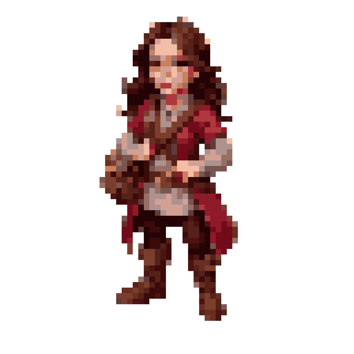 Friendly Female Merchant NPC Sprite pixel art