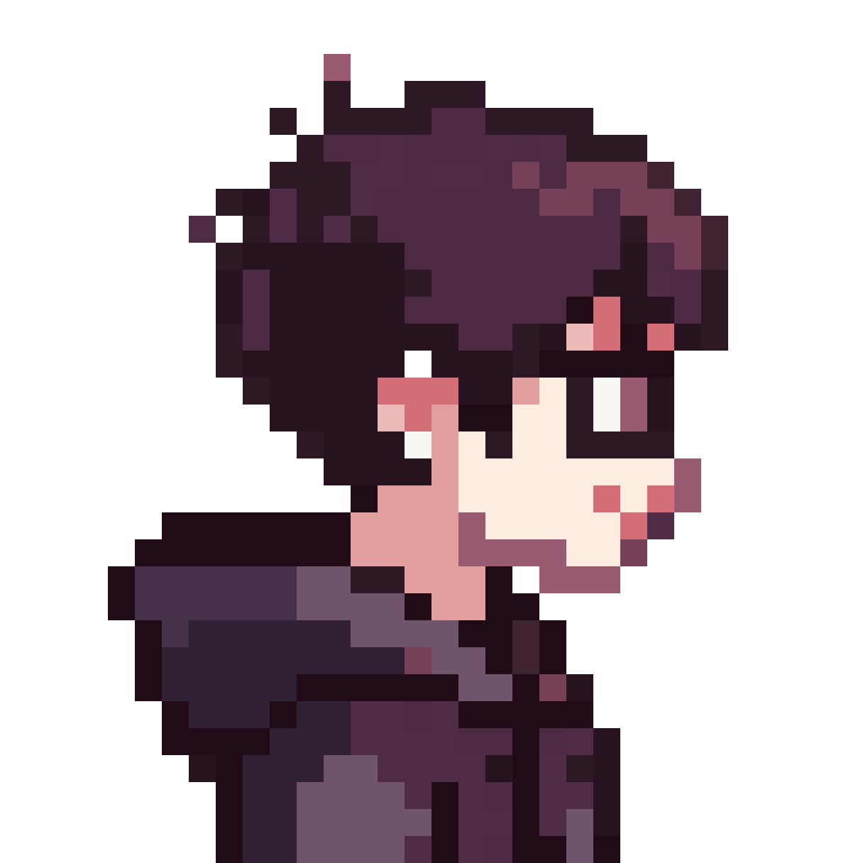bat human with snake tail pixel art