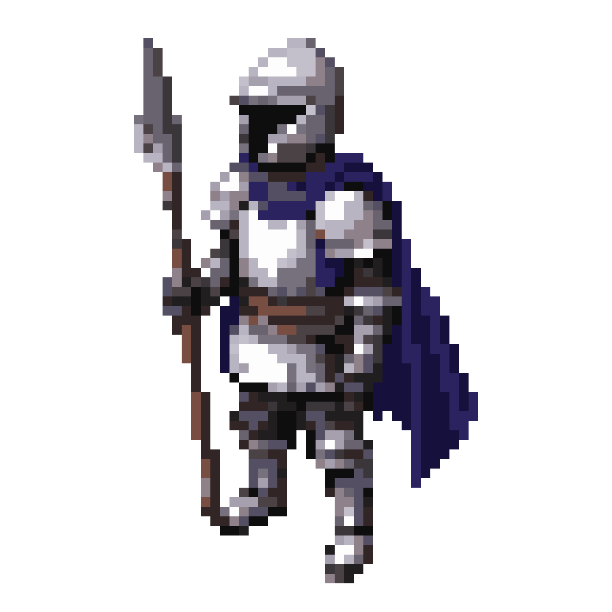 Squire in Medium Armor pixel art