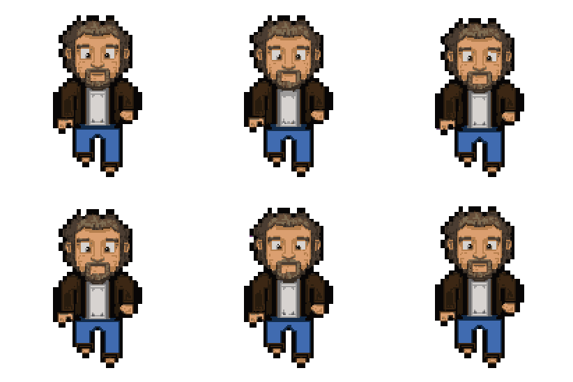 Idle Pose for Sprite Idle pixel art