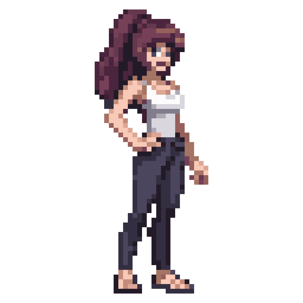 Idle Pose Character pixel art