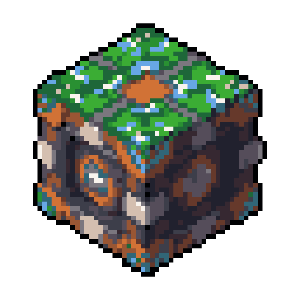 Cube Character pixel art