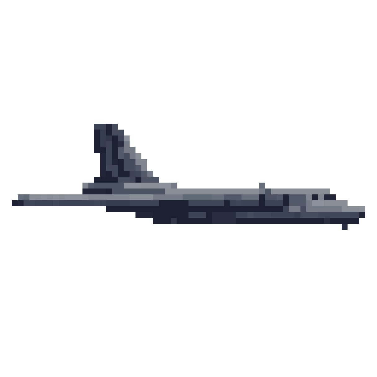 Boeing B-52 Stratofortress in Pixel Art pixel art