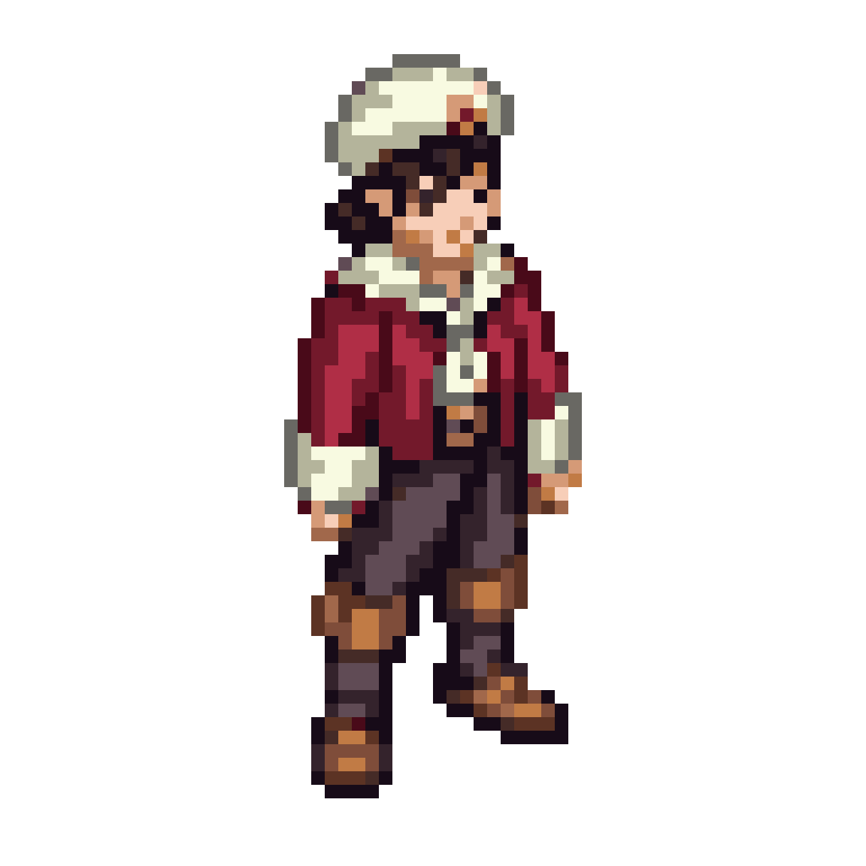 Late 19th Century Canadian Sailor pixel art