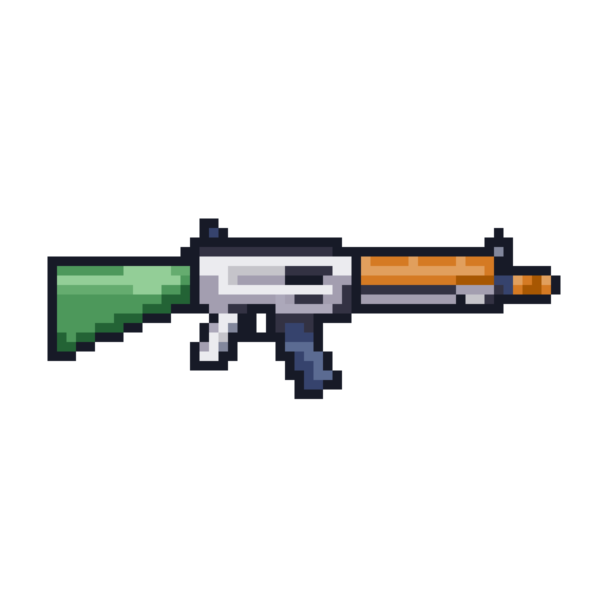 water gun minigun design pixel art