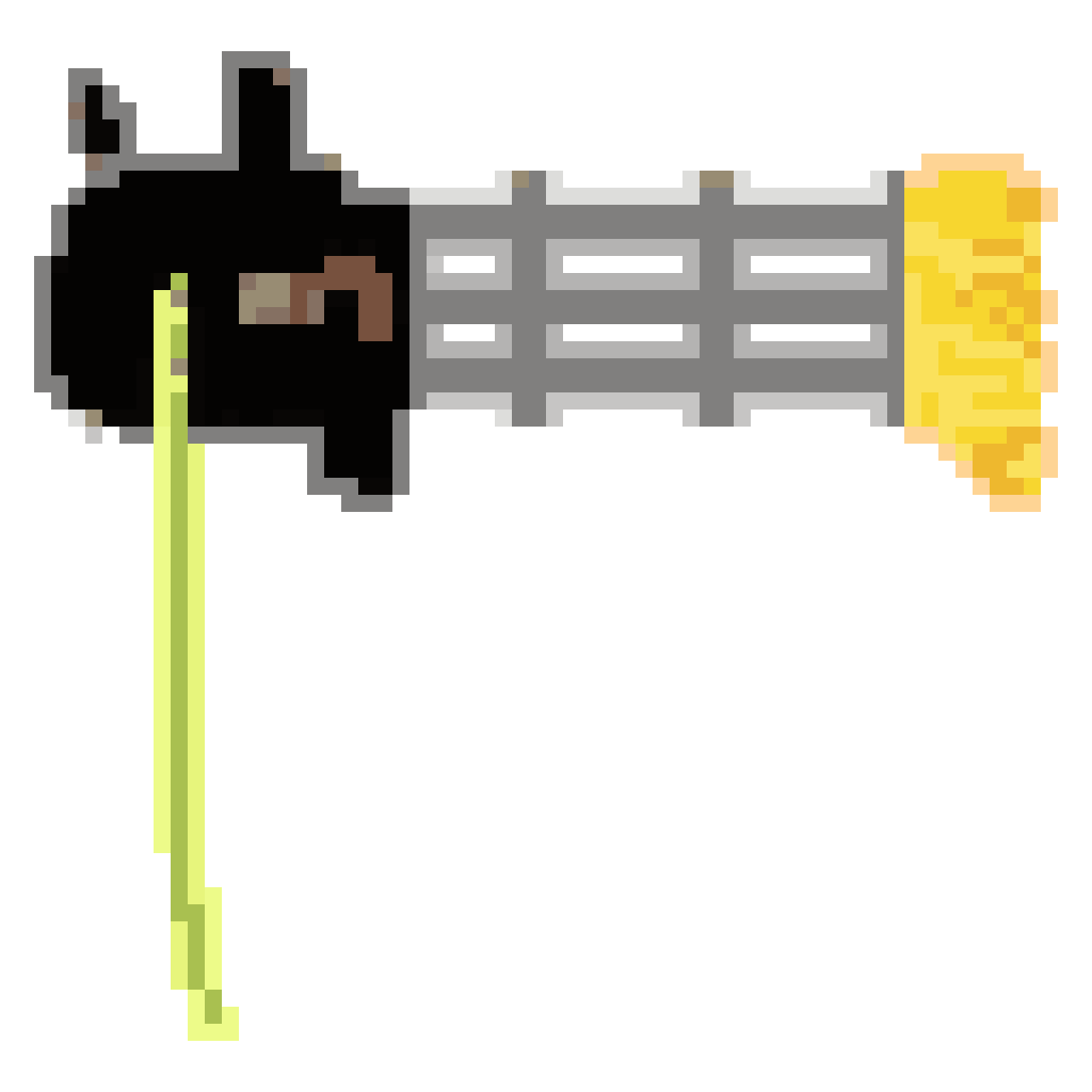 water gun minigun machine gun pixel art