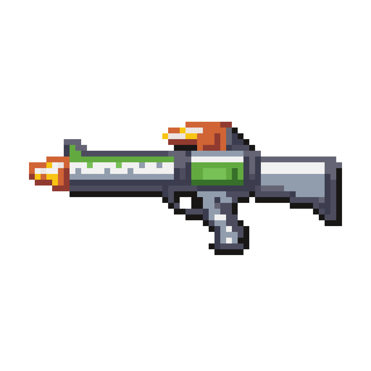 water gun minigun machine gun pixel art