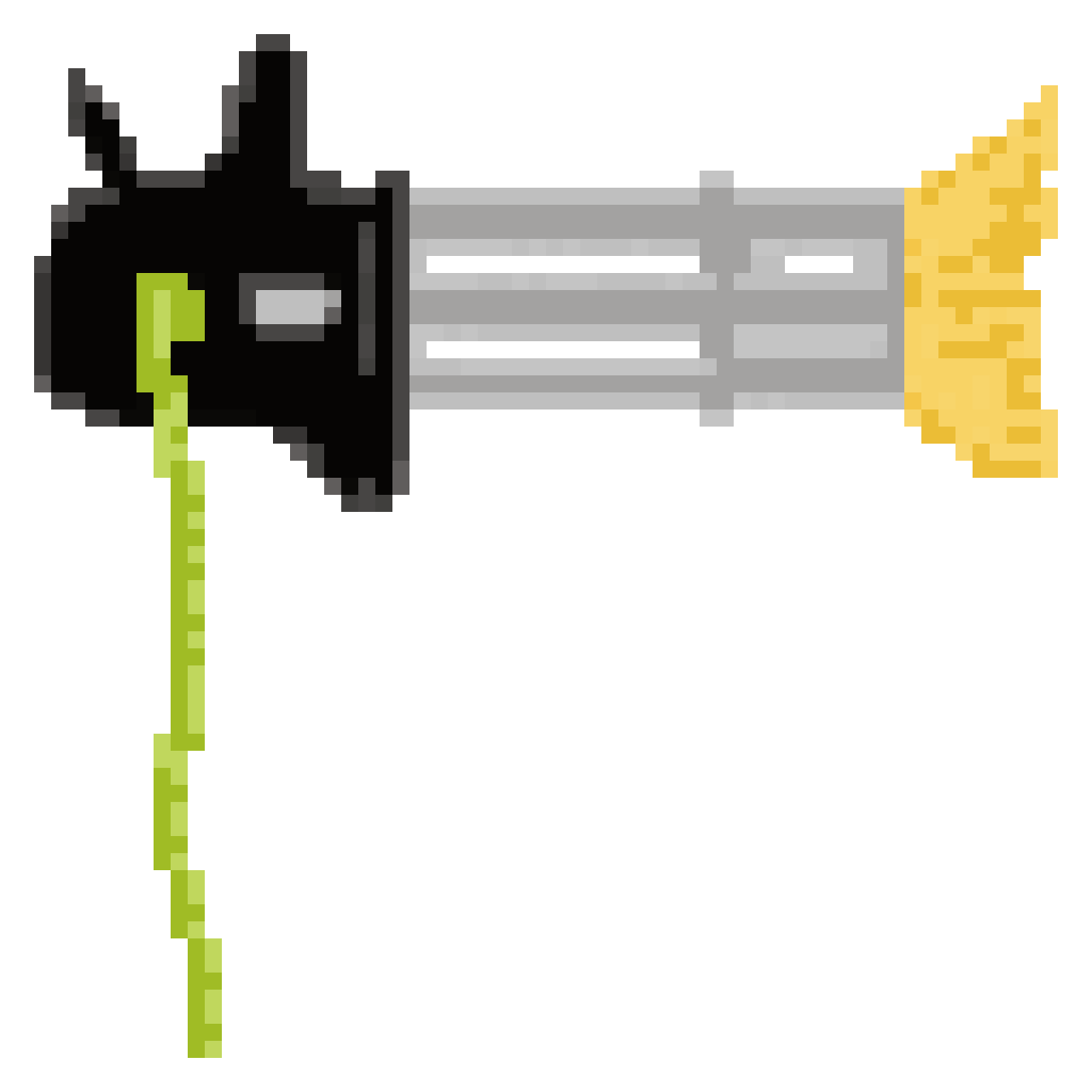 water gun minigun machine gun pixel art