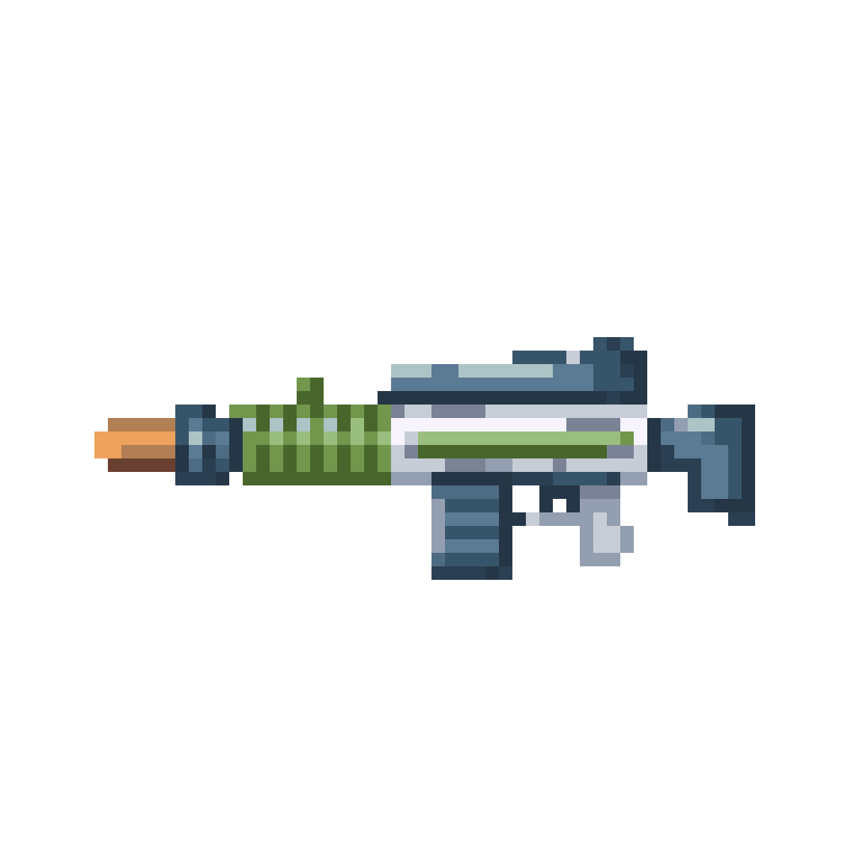 water gun minigun machine gun pixel art