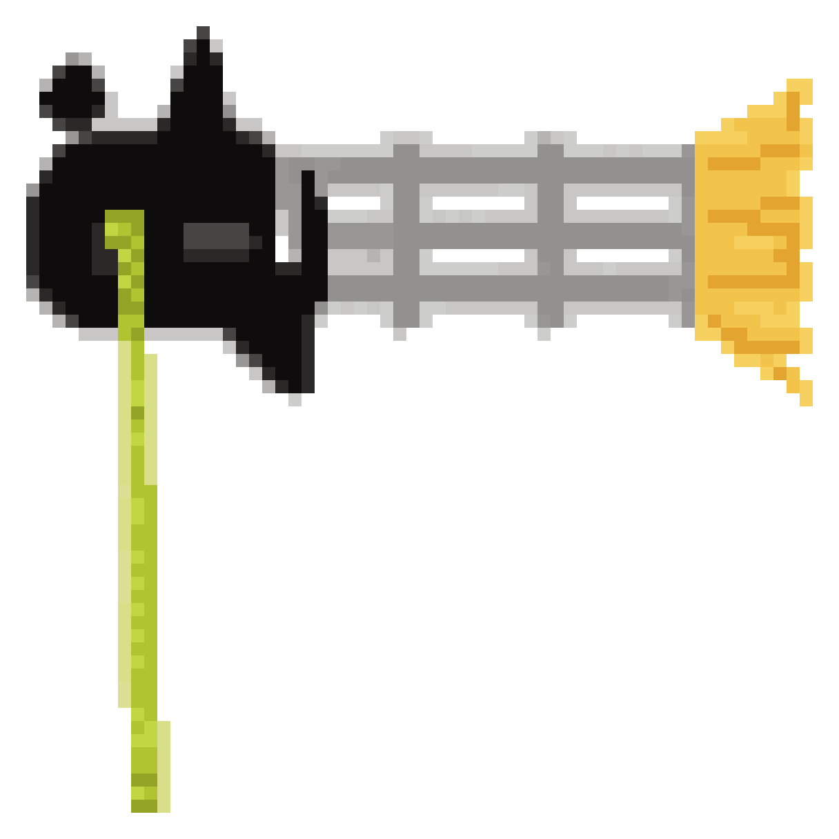 water gun minigun machine gun pixel art
