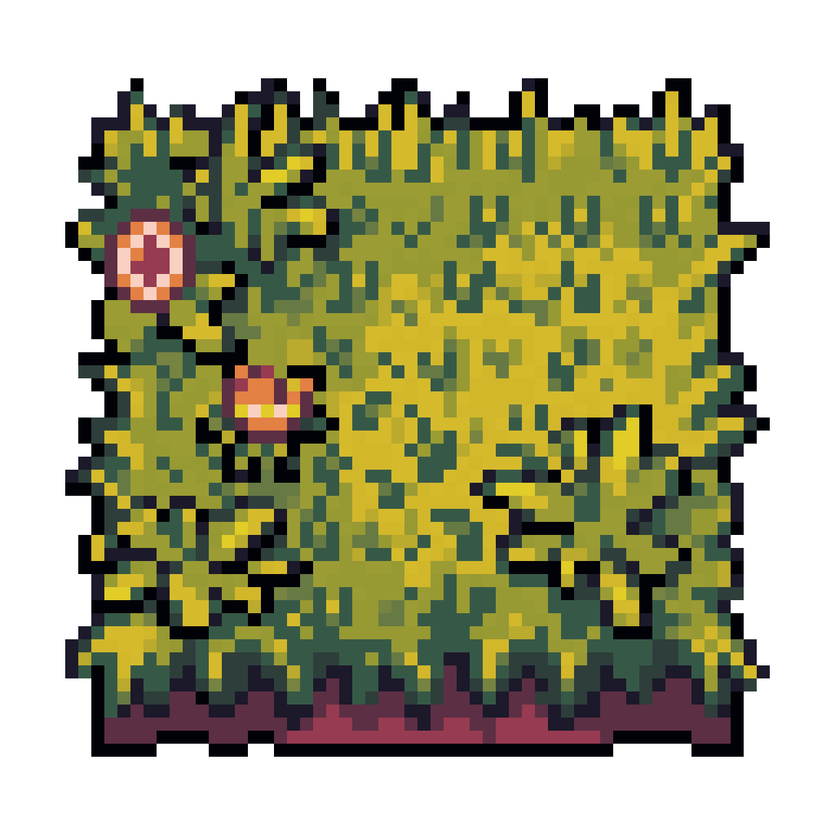 grass tile pixel art