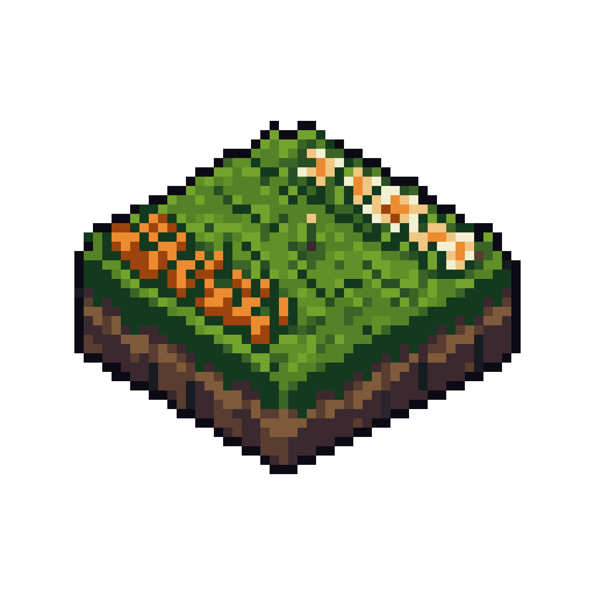 grass tile pixel art