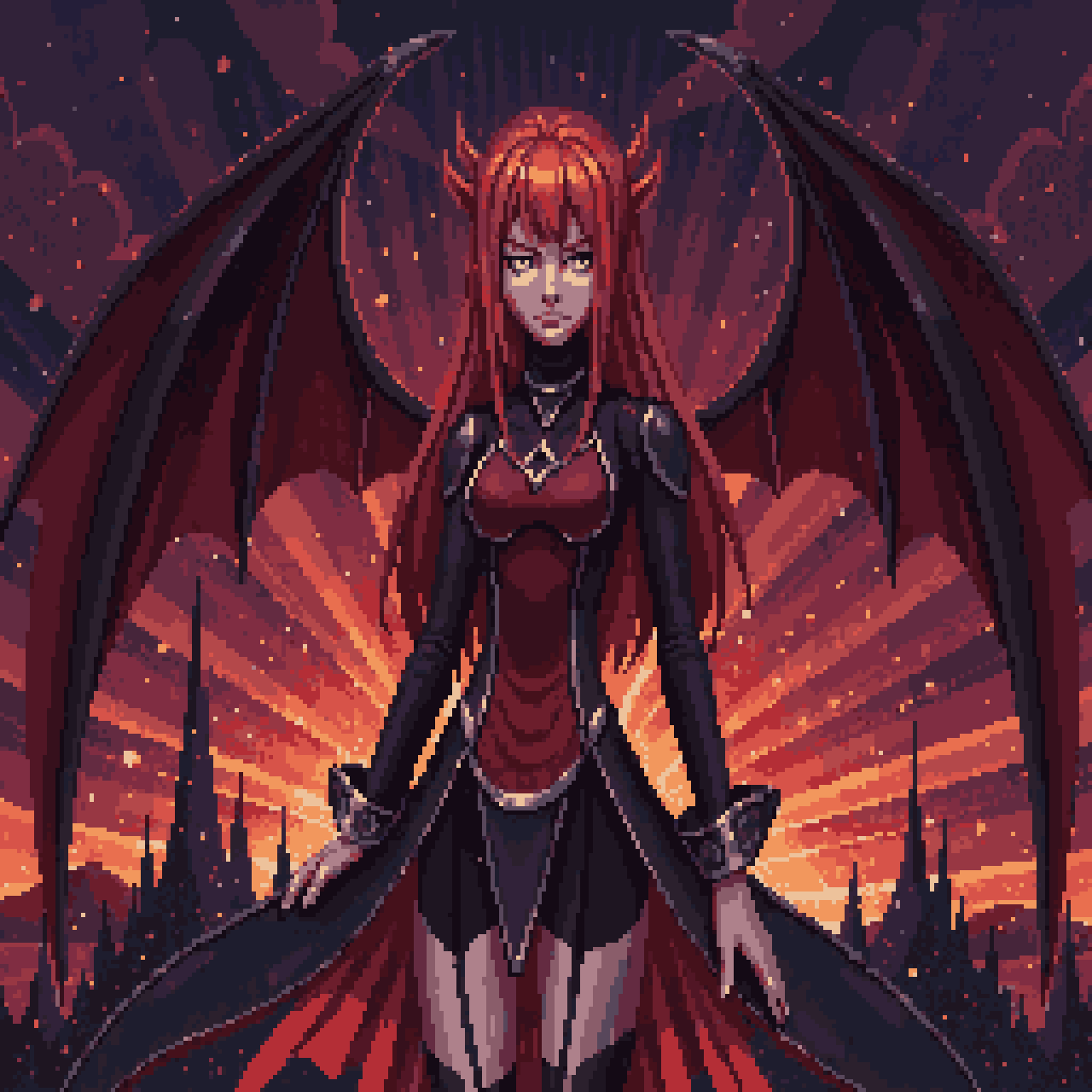 Tem a foto ai pixel art