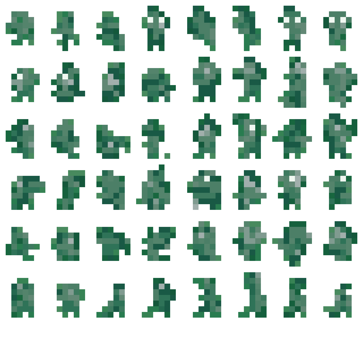 water type creature in soccer jersey pixel art