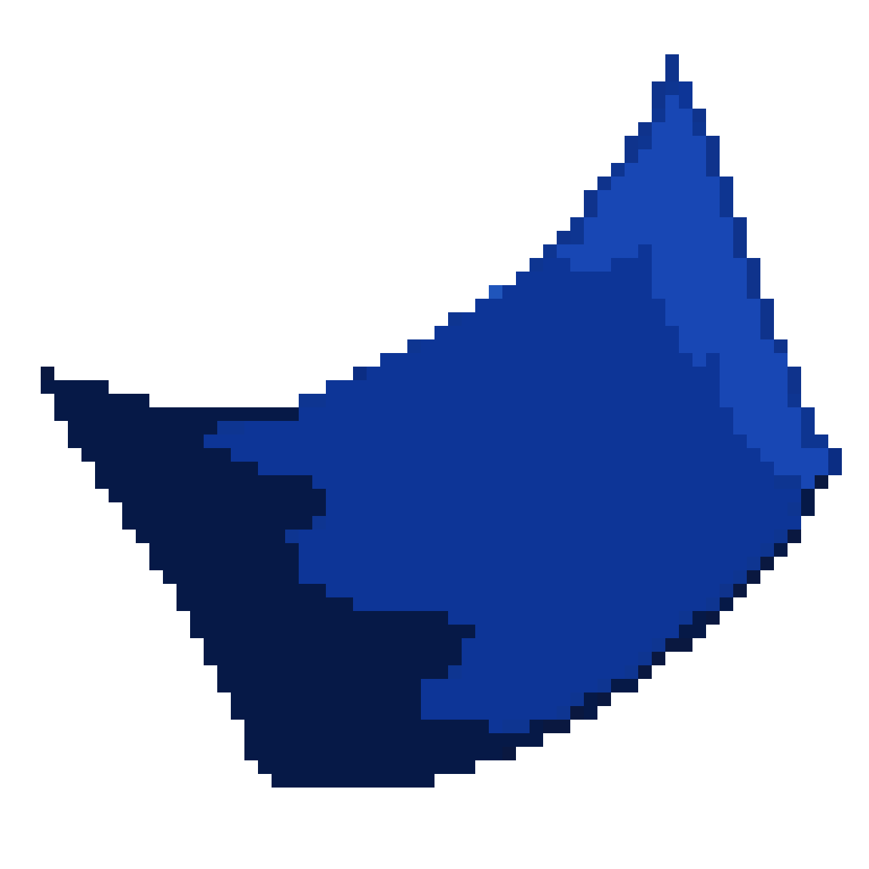 Gradient Blue Armband with Clean Outline pixel art
