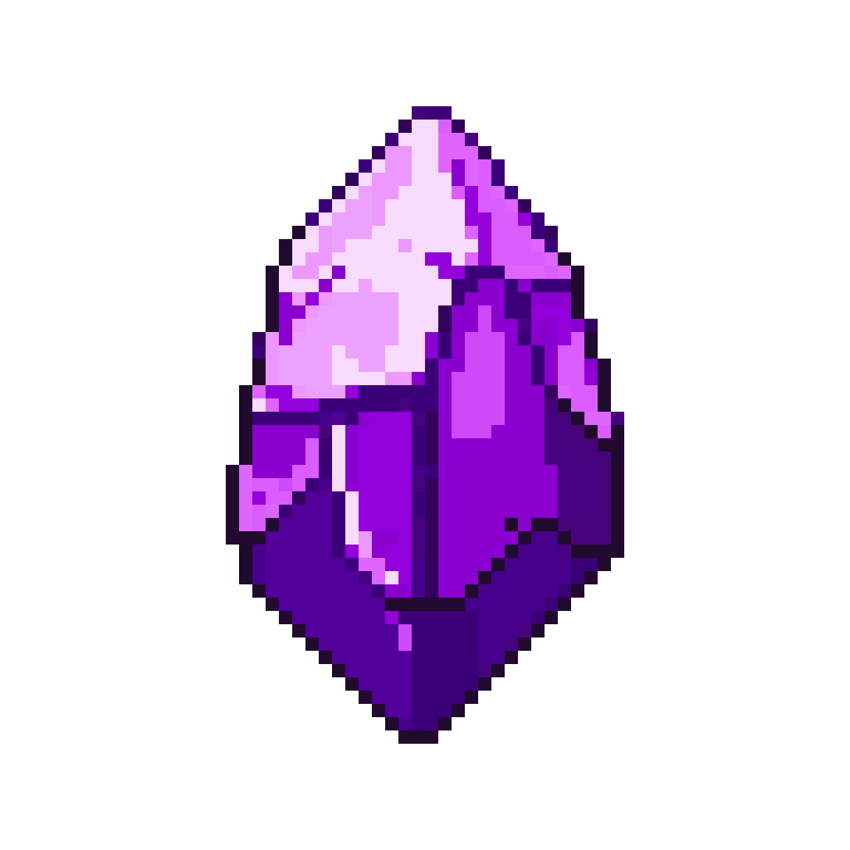 Floating Purple Gem Shard pixel art