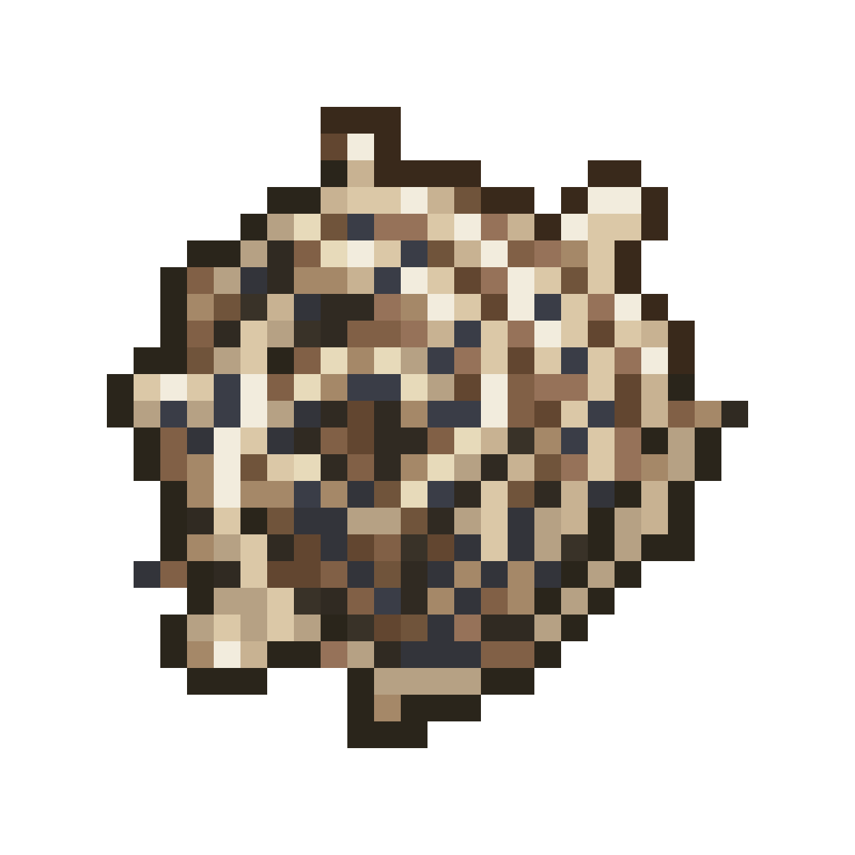 Small Straw Ball pixel art
