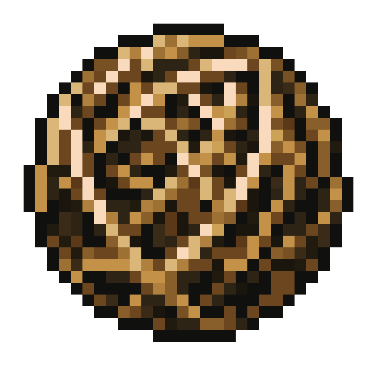 Small Woven Straw Ball pixel art