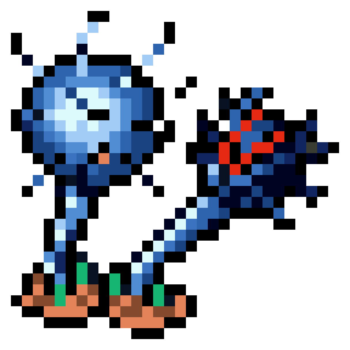 Spider Web Projectile Sprite Variants pixel art