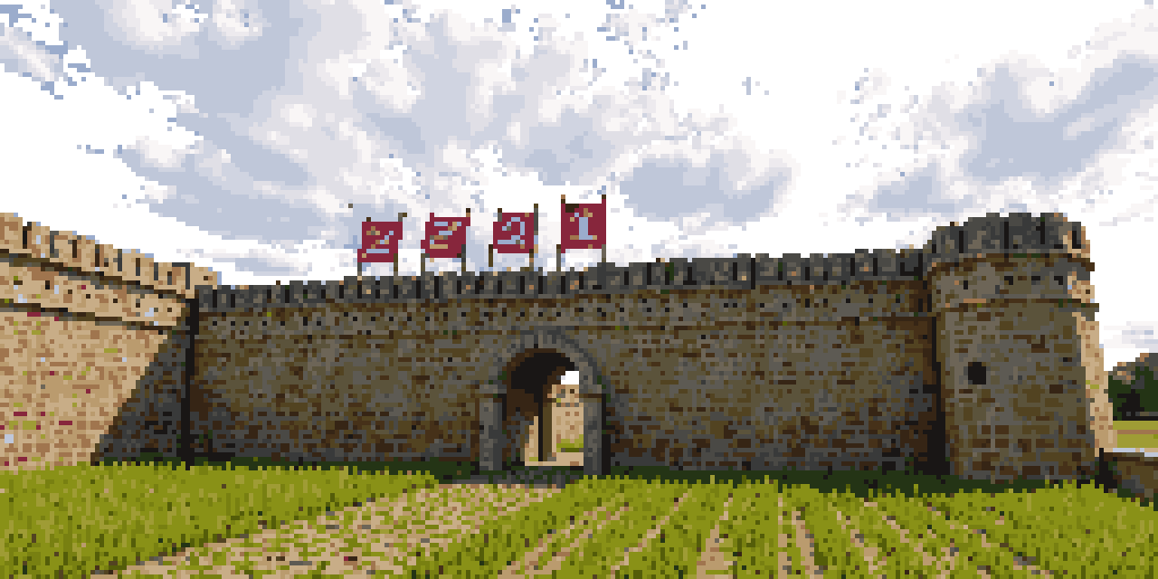 Pixel Art Character with Custom Colors pixel art