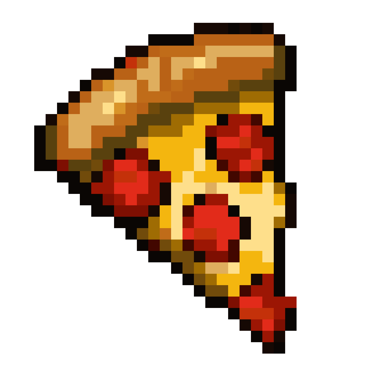pizza food pixel art