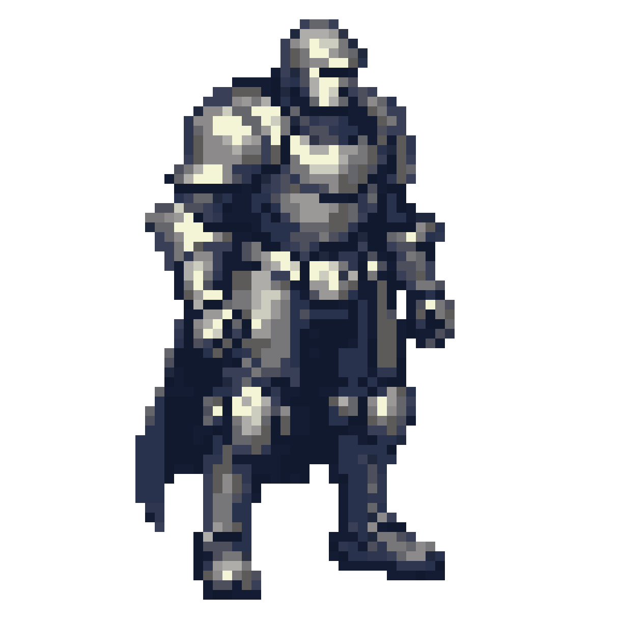 Armored Knight pixel art