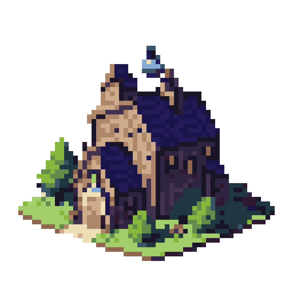 Looking South-East pixel art