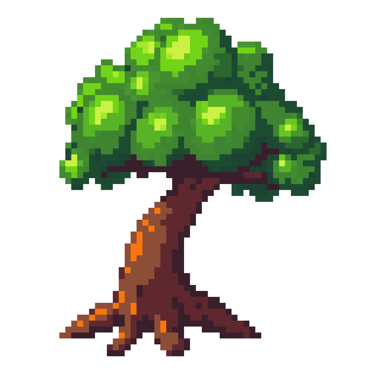Ent Tree Boss pixel art