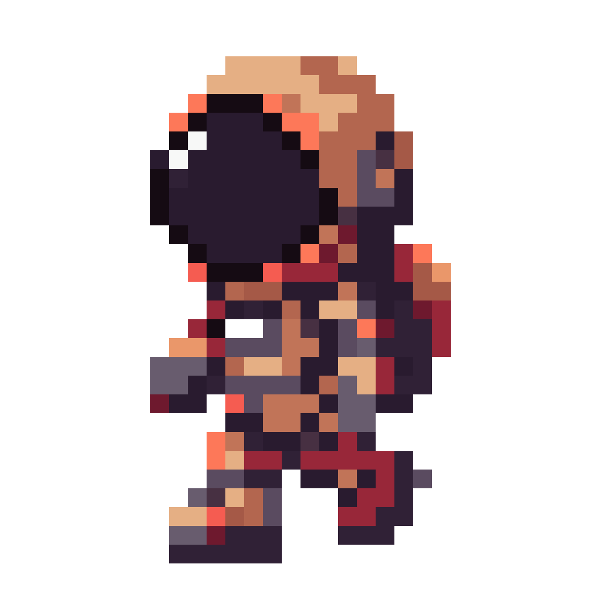 Cute Character in Space Suit pixel art