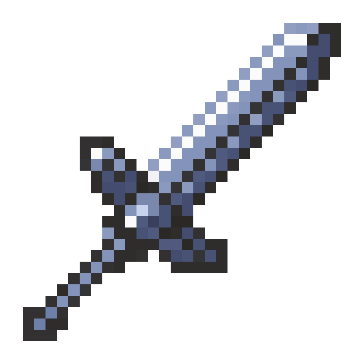 a iron sword pixel art