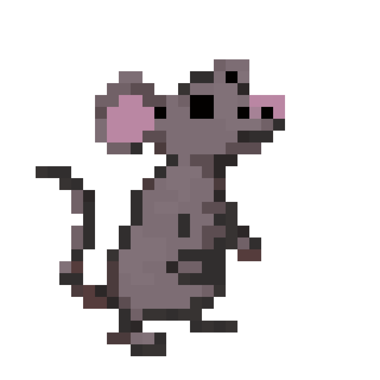 Nort Rat Character Sprite pixel art