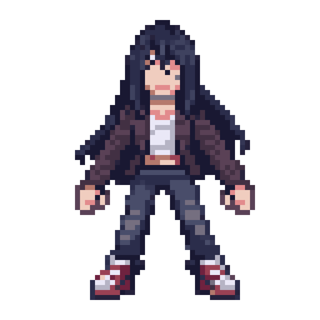 Sans from Undertale pixel art