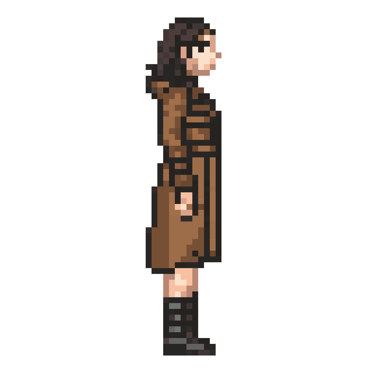 full body view pixel art