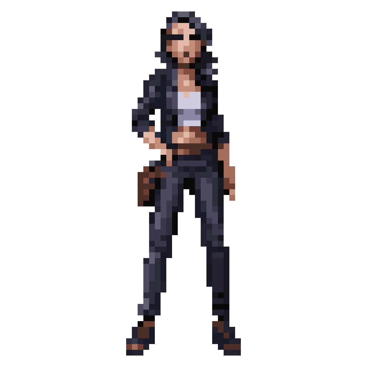 urban outfit character pixel art