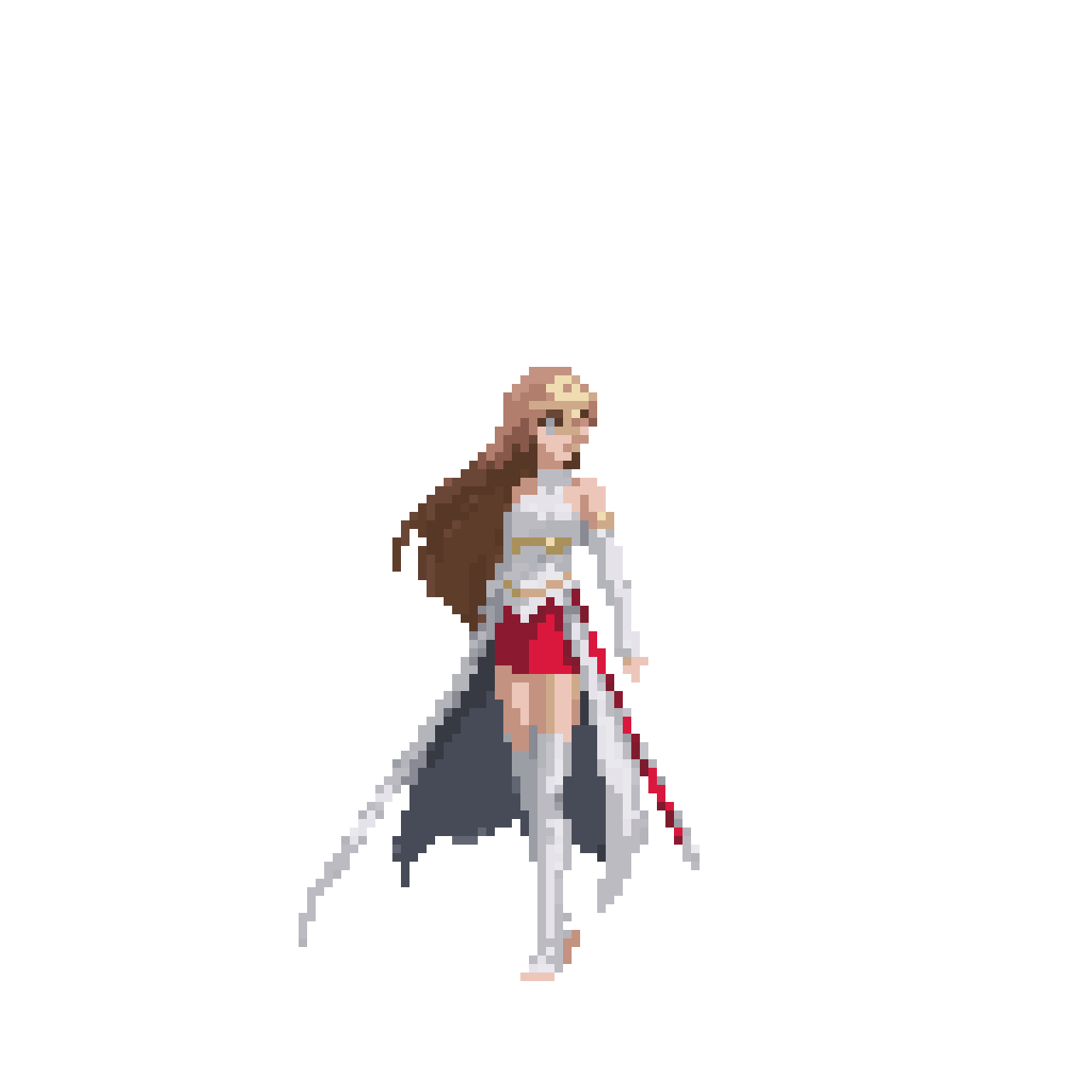 Asuna Yuuki as Titania Fairy Queen pixel art