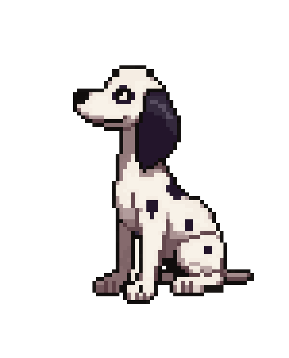Dalmatian Fortnite Sprite pixel art