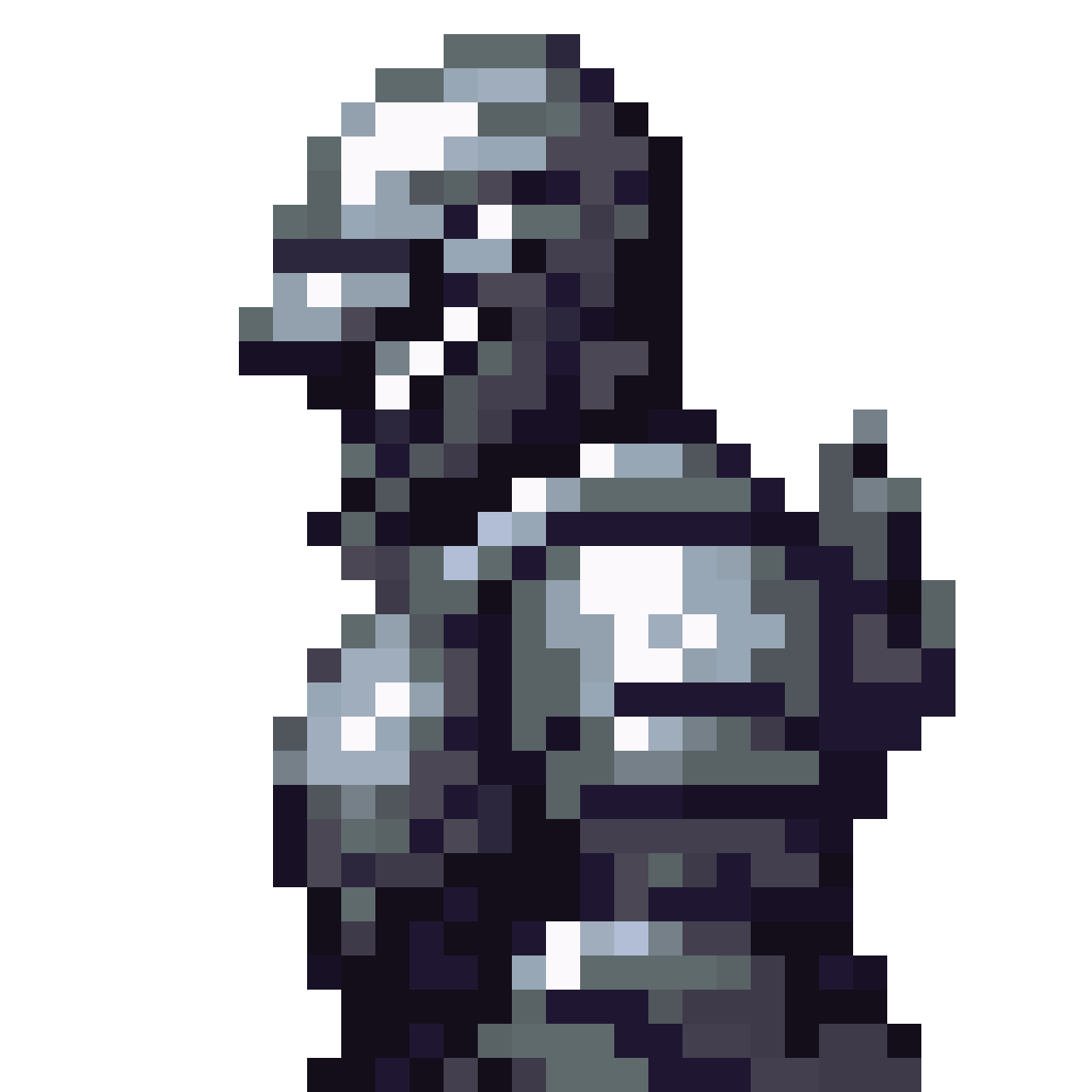 Armored Knight pixel art