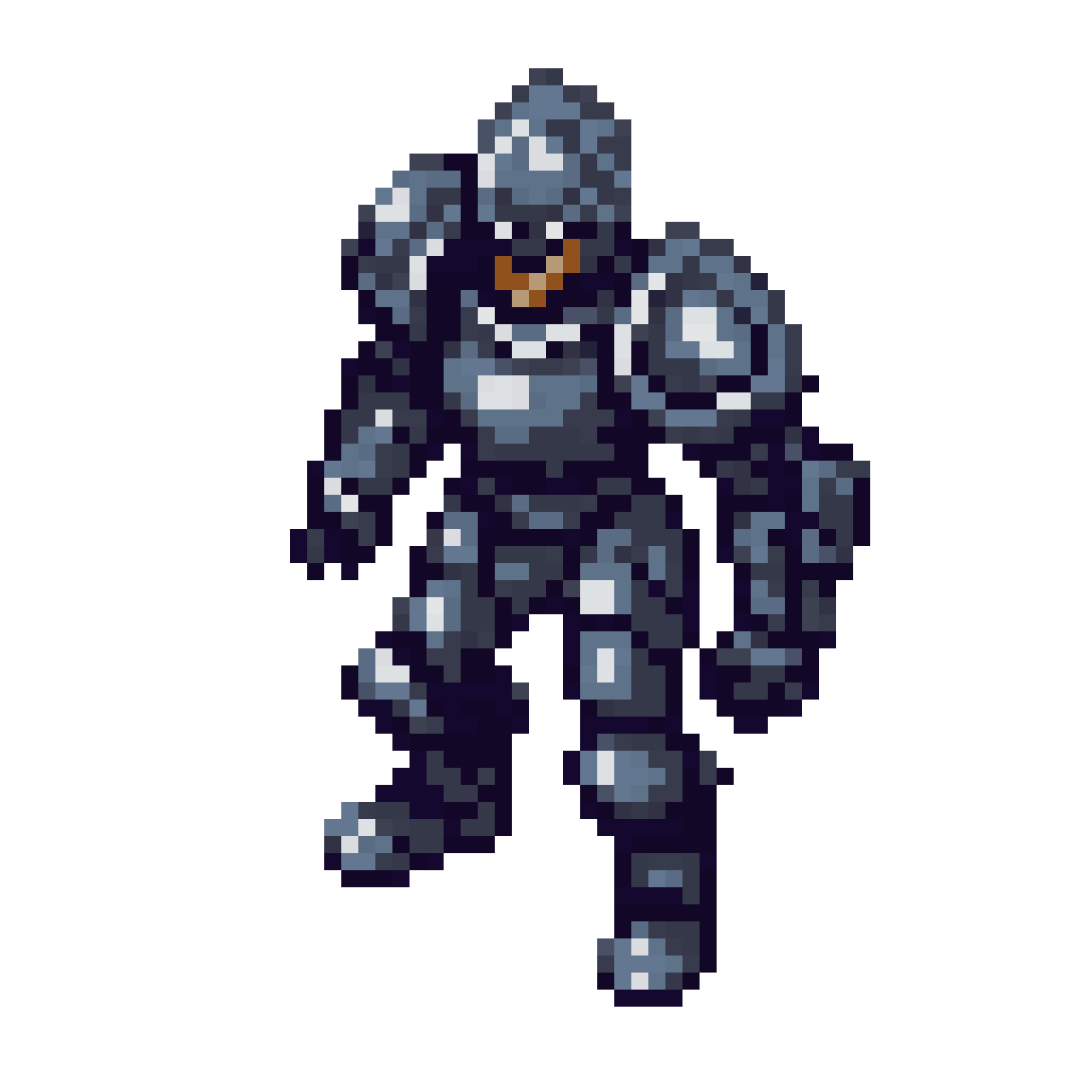 Armored Knight pixel art