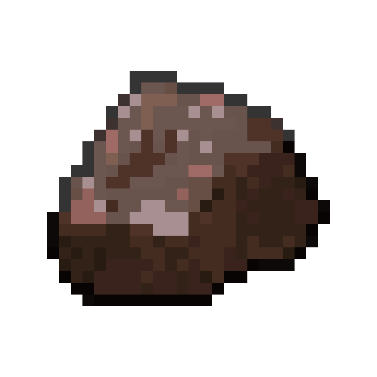 pixel art icon of low grade coal pixel art